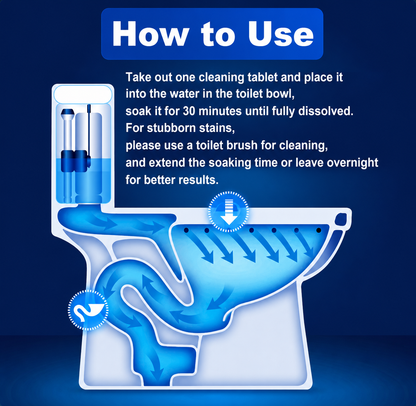 Toilet Deodorizer Bathroom Cleaner Tablet 😍