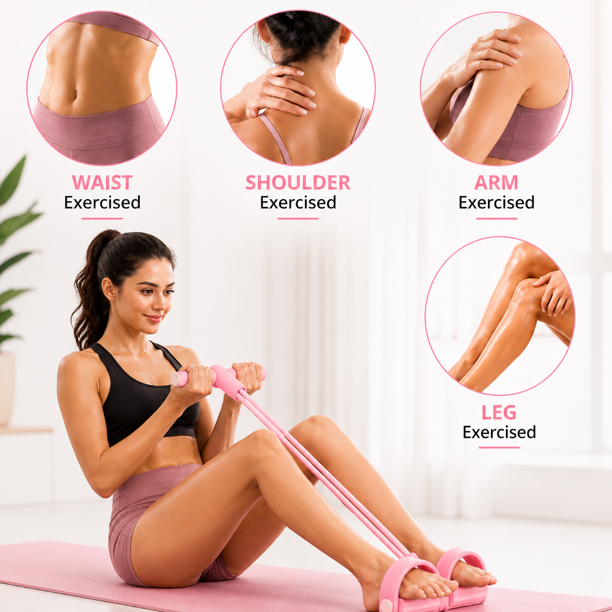 Unisex Yoga Pedal Puller Resistance Band